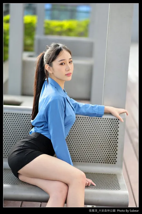 [爱美足] NO.091 张雅淳 大安森林 高跟美腿外拍 街拍#[54P]-43