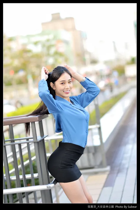 [爱美足] NO.091 张雅淳 大安森林 高跟美腿外拍 街拍#[54P]-45