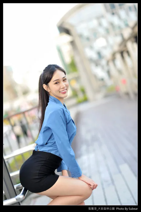 [爱美足] NO.091 张雅淳 大安森林 高跟美腿外拍 街拍#[54P]-47