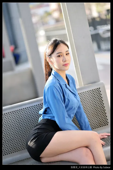 [爱美足] NO.091 张雅淳 大安森林 高跟美腿外拍 街拍#[54P]-2