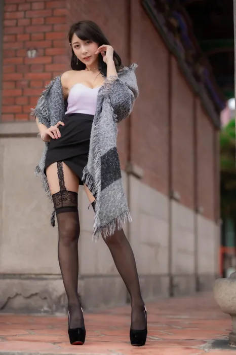 [Mzsock] NO.085 Mi Meng high heels and beautiful legs outdoor shot street photography#[58P]-5