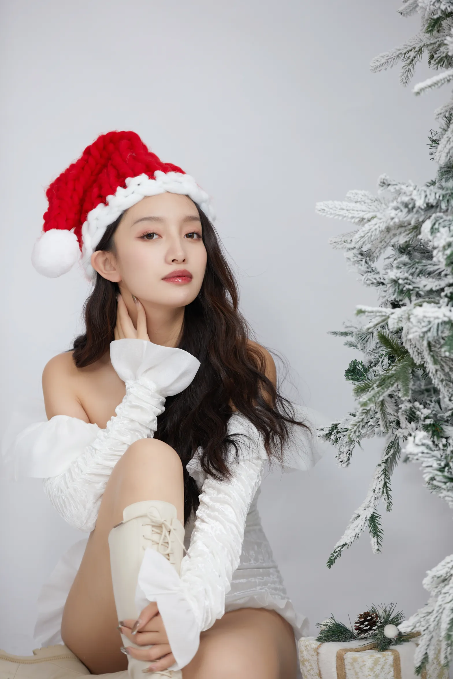 [艺图语] 2022.12.06 Vol.2610 – 纯白圣诞 柠萌婧啊#[23P]-15