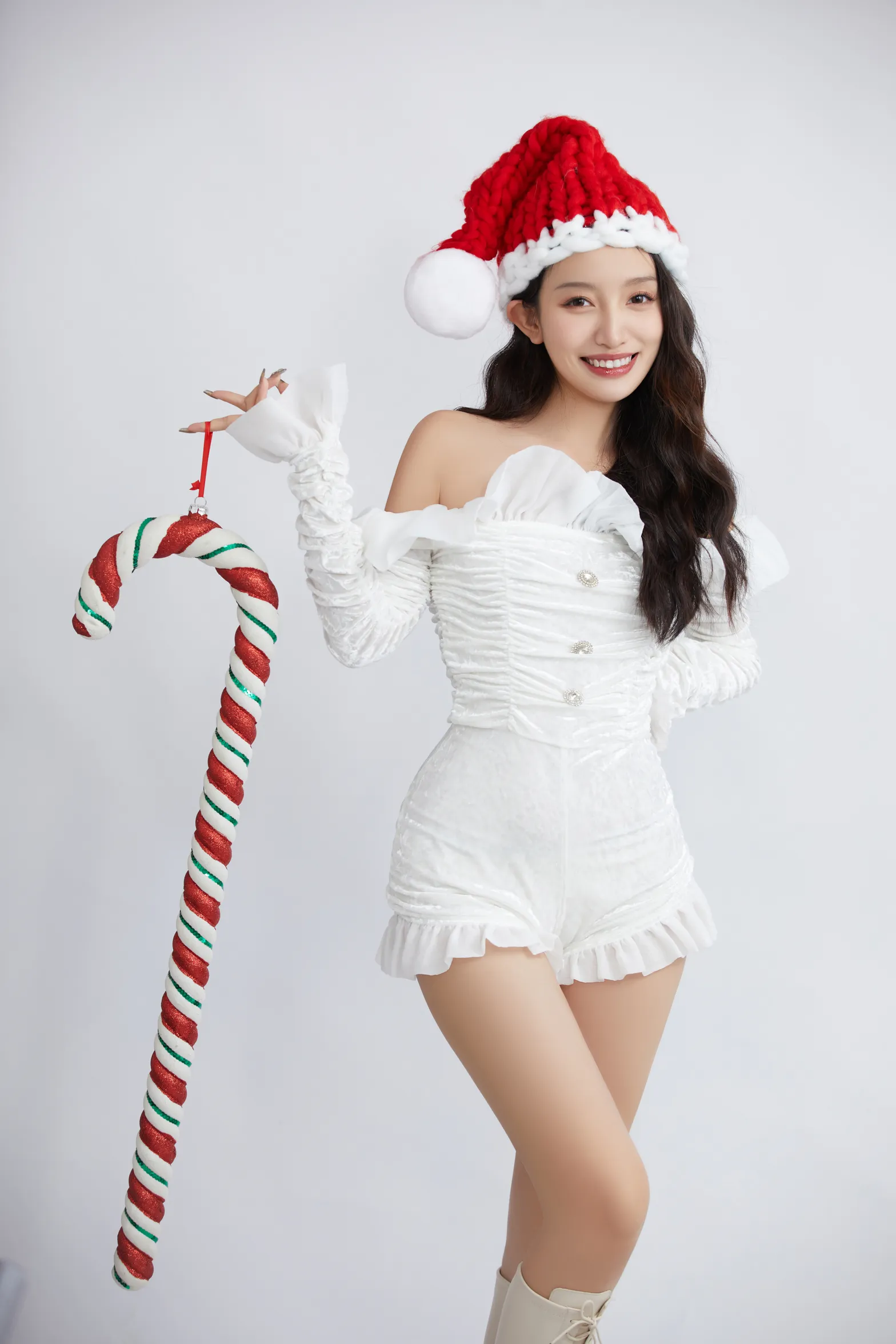 [艺图语] 2022.12.06 Vol.2610 – 纯白圣诞 柠萌婧啊#[23P]-17