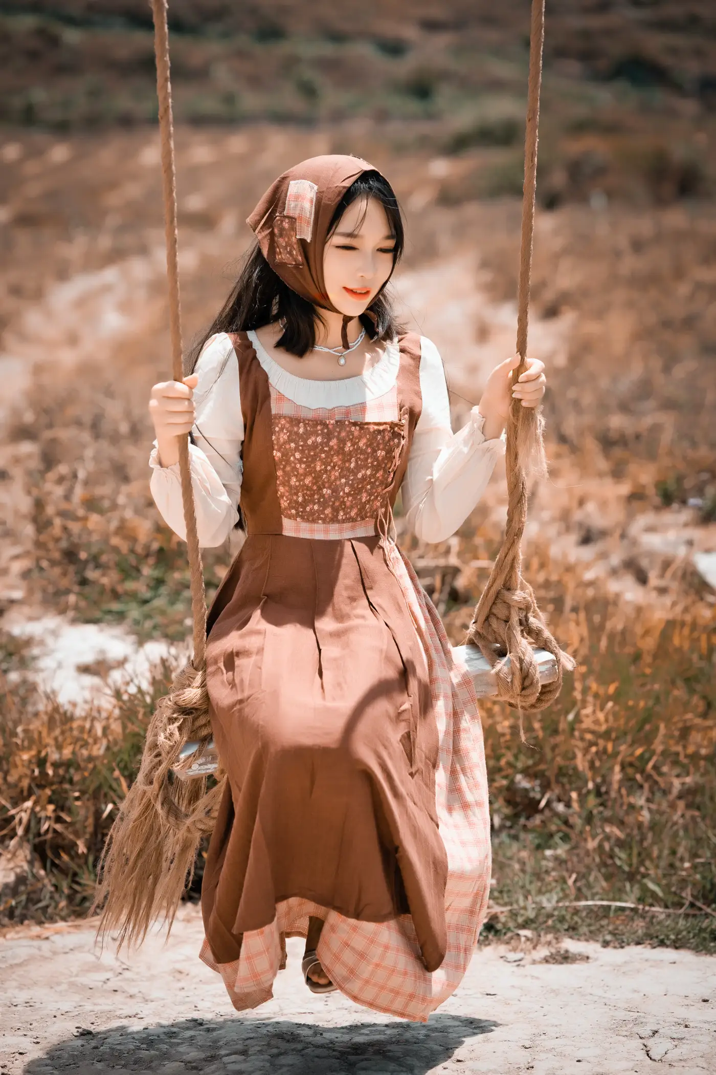 [艺图语] 2022.08.26 Vol.1797 – 牧场里的少女 月光#[44P]-9