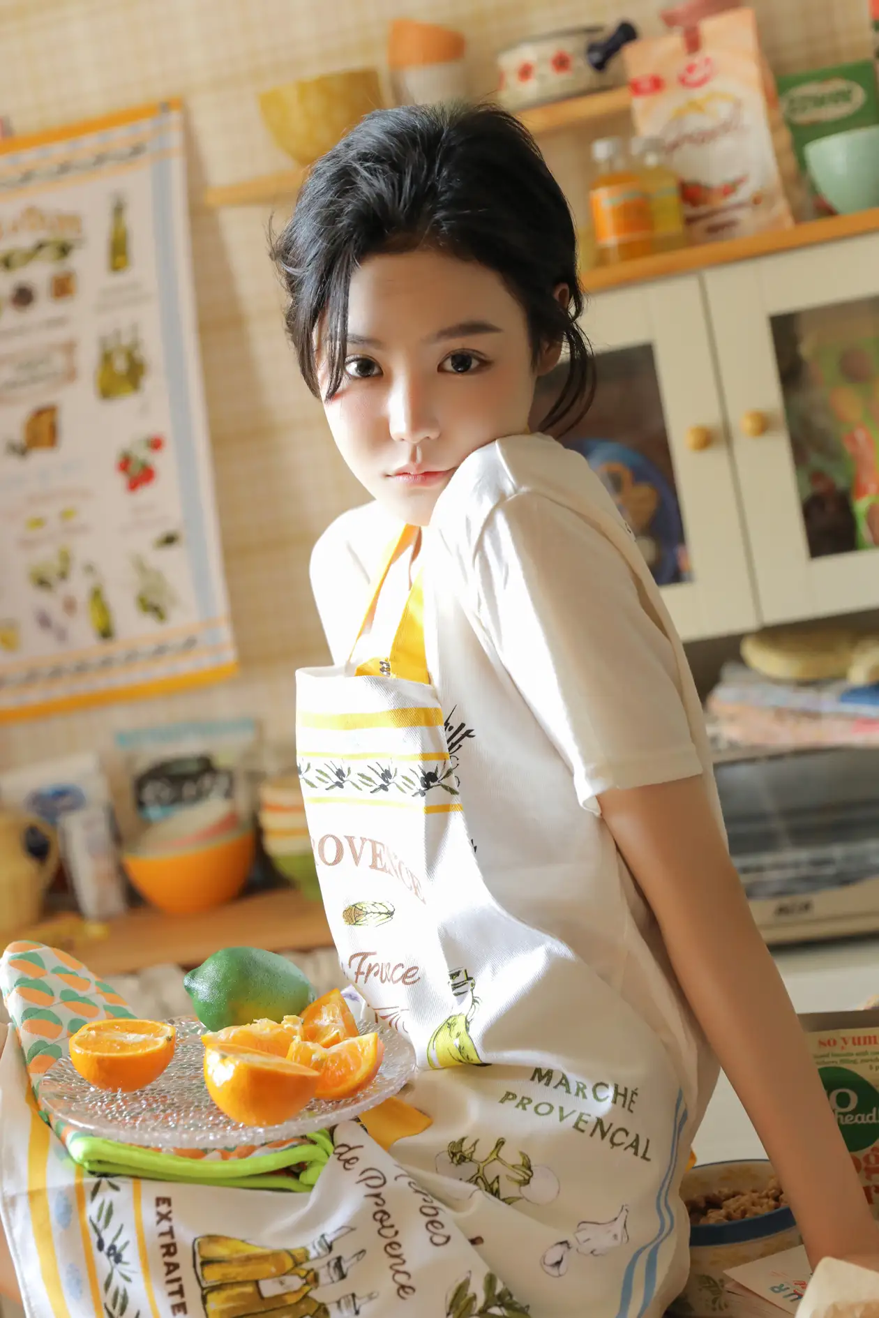 [艺图语] 2022.07.07 Vol.1403 – 橙味小厨娘 苡萱mua#[43P]-6