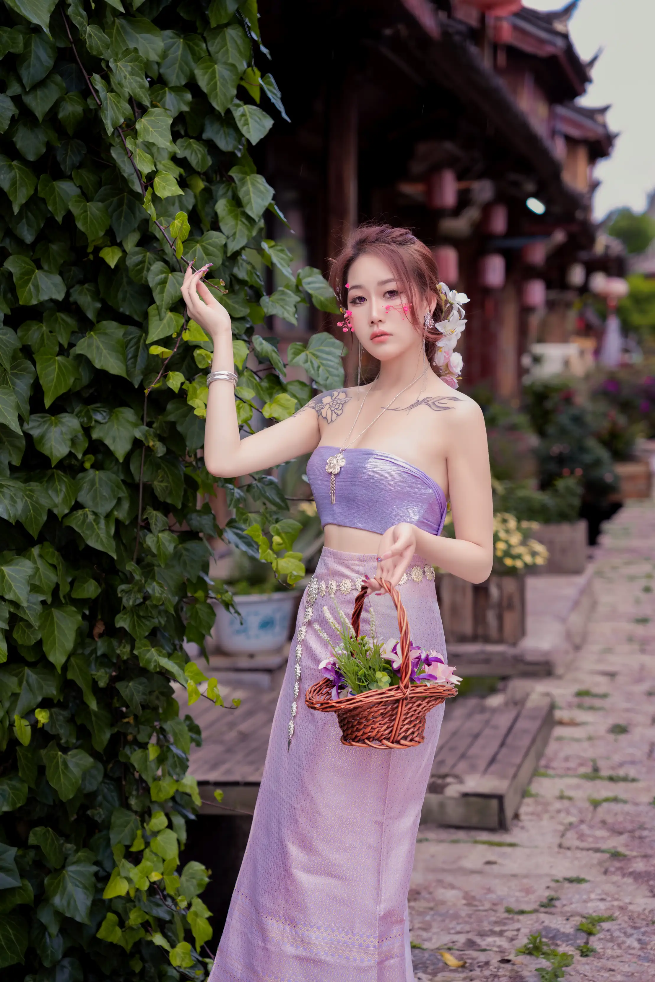[艺图语] 2022.07.08 Vol.1413 – 丽江古城再逃仙女 邓娃儿#[26P]-1