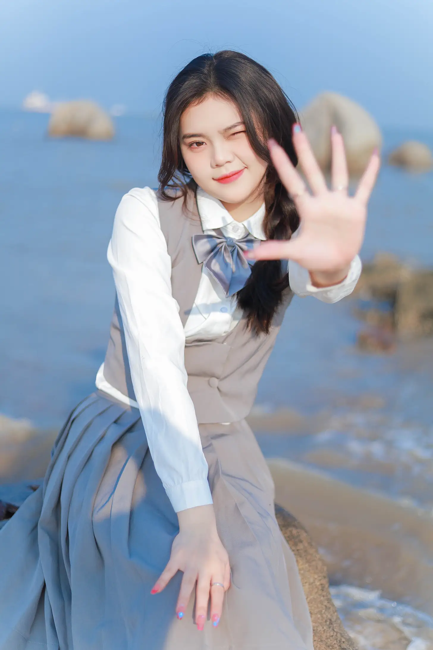 [艺图语] 2022.09.16 Vol.1963 – 海街jk 丁杭#[22P]-15