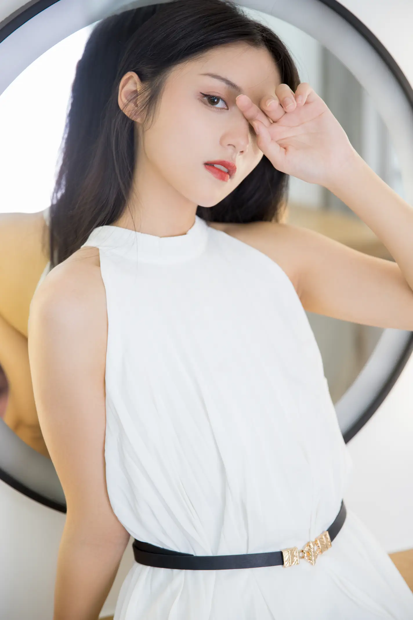 [艺图语] 2021.11.04 Vol.416 – 白色连衣裙 雨文#[22P]-3