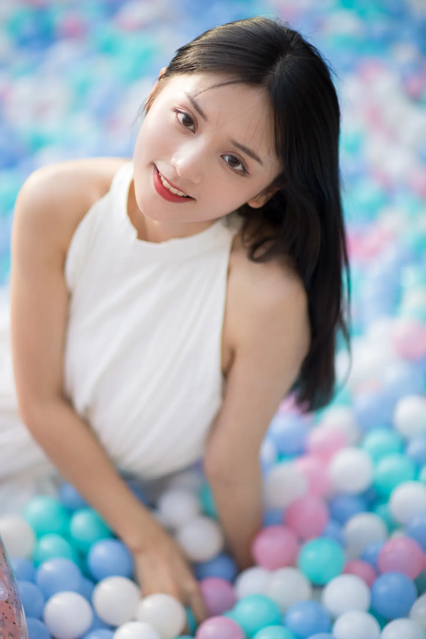 [艺图语] 2021.11.04 Vol.416 – 白色连衣裙 雨文#[22P]-2