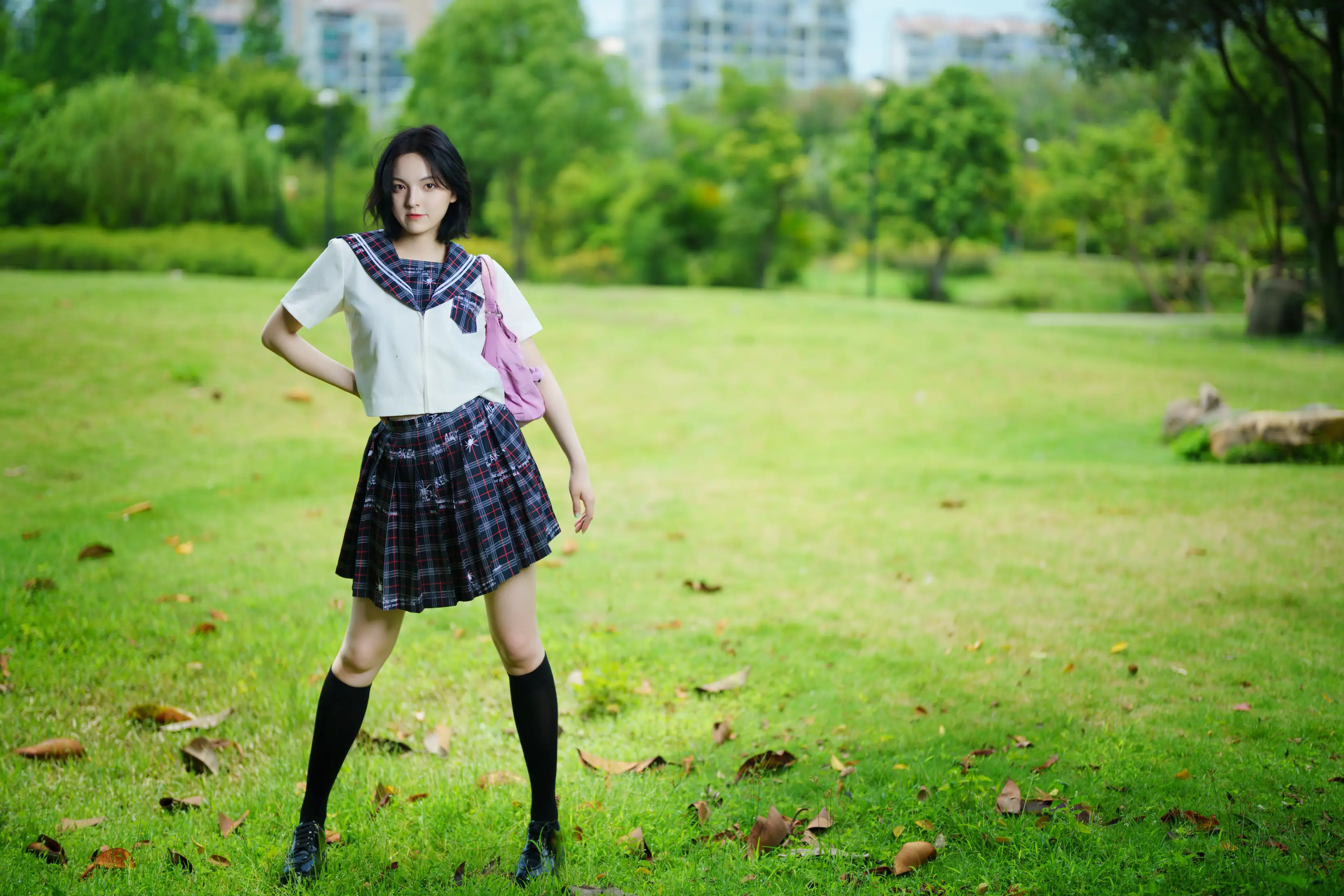 [艺图语] 2021.11.12 Vol.441 – 花田里的JK少女 dudu#[51P]-6
