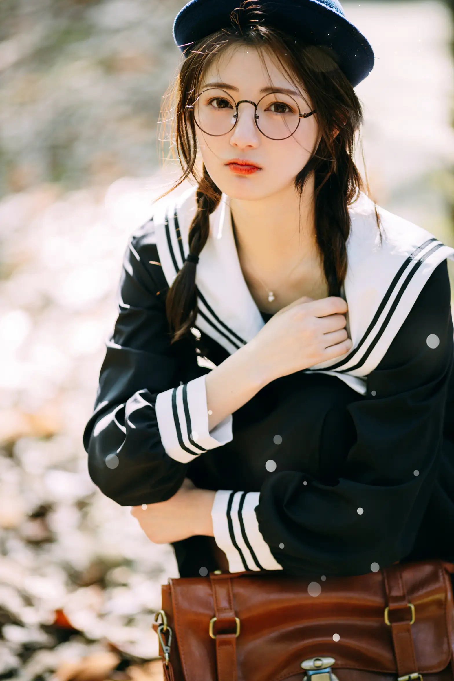 [艺图语] 2021.11.22 Vol.465 – JK女孩 黎美汐#[39P]-4