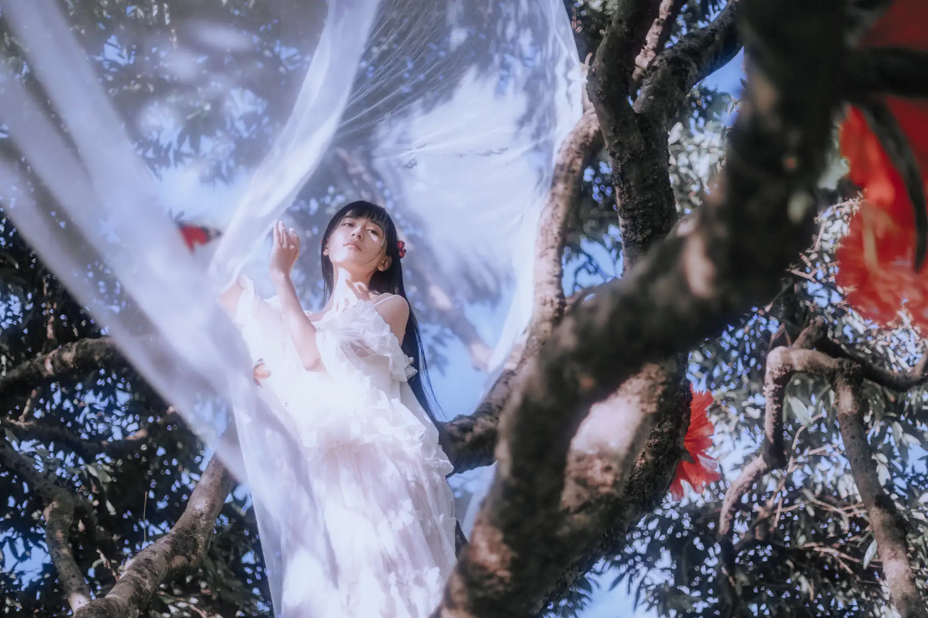 [艺图语] 2021.09.13 Vol.288 – 花的嫁纱 颖儿#[22P]-6