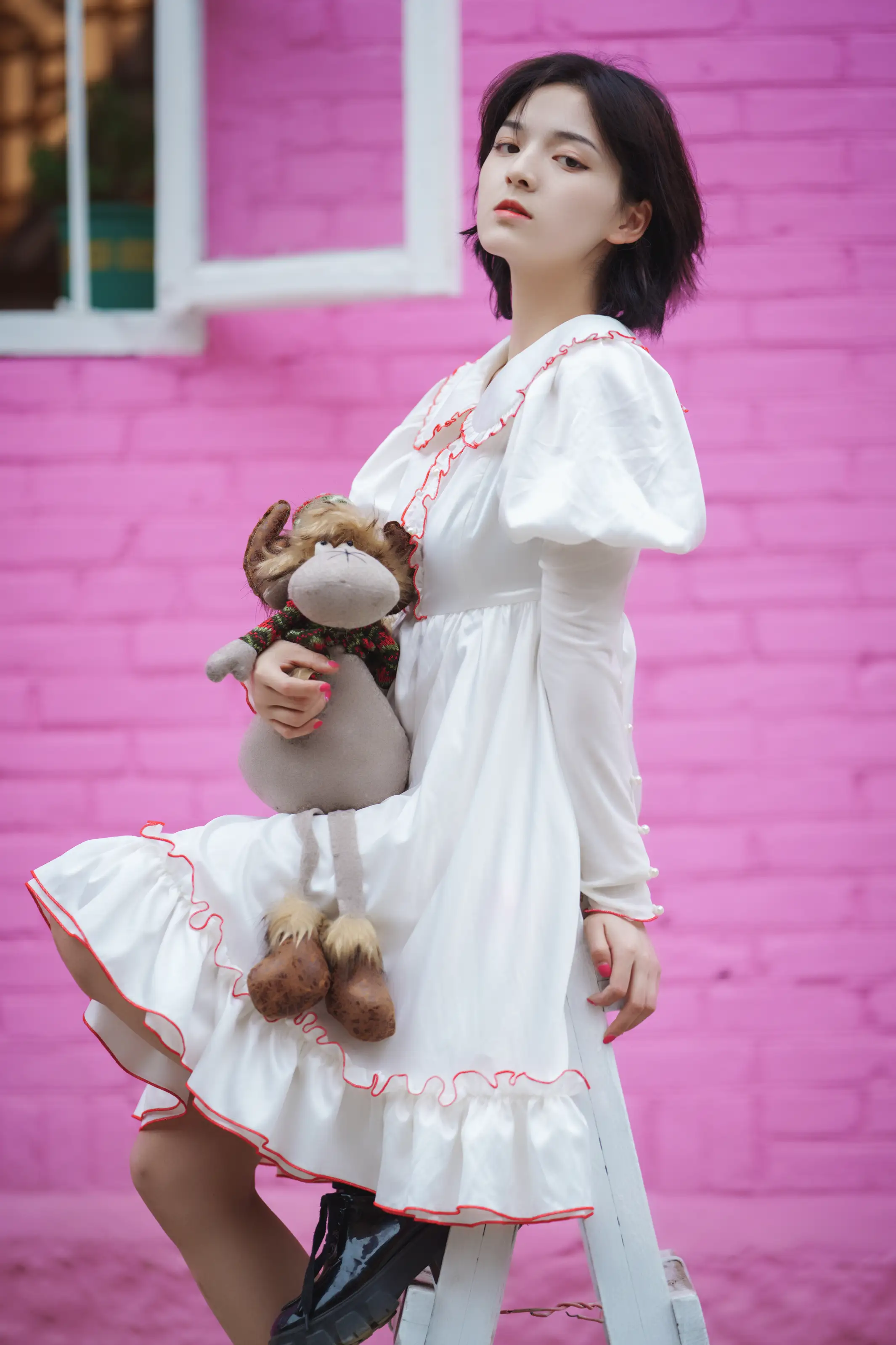 [艺图语] 2022.01.28 Vol.717 – 初次邂逅，超高颜值的粉红少女 dudu#[23P]-6