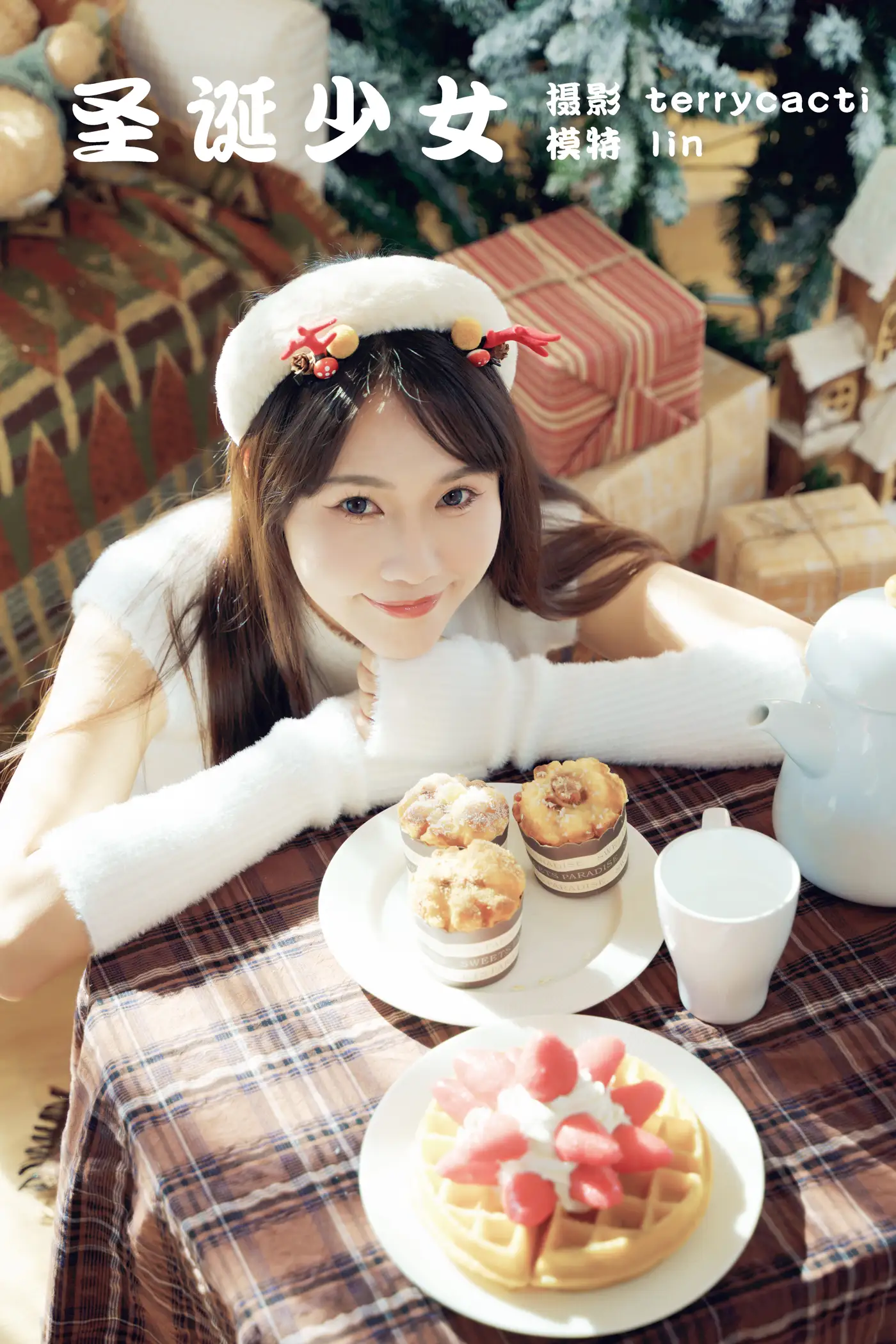 [艺图语] 2021.12.21 Vol.509 – 圣诞少女 lin#[42P]-1